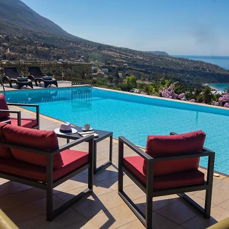 Lourdas Beach View Villa Vlachata Exterior foto