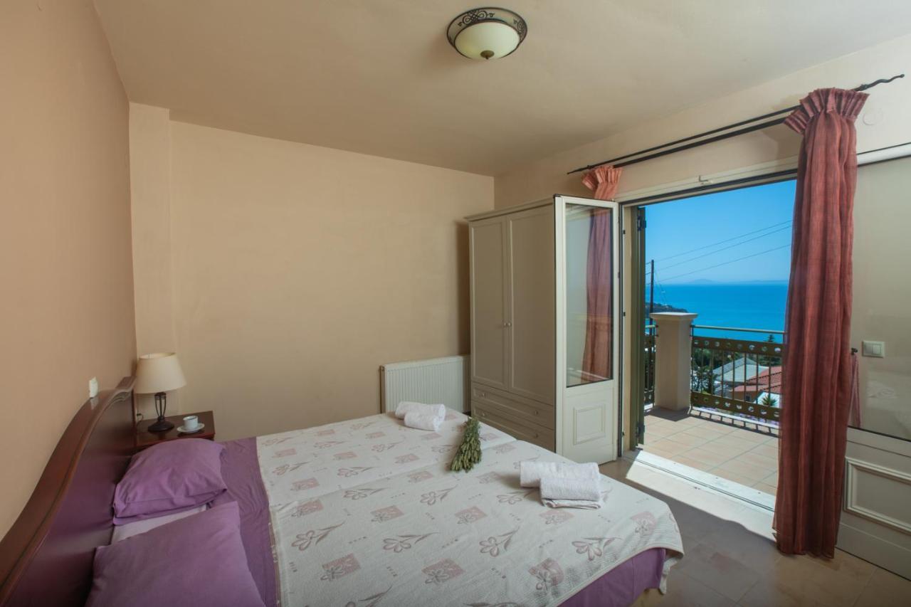 Lourdas Beach View Villa Vlachata Exterior foto